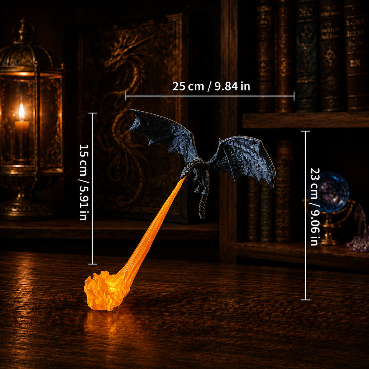3D Emberwing Fire Breathing Dragon LED Display