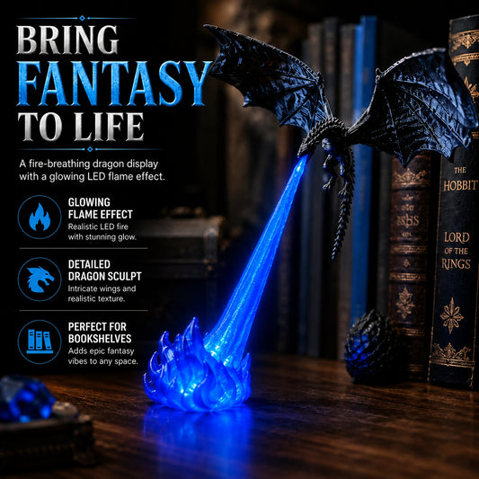 3D Emberwing Fire Breathing Dragon LED Display