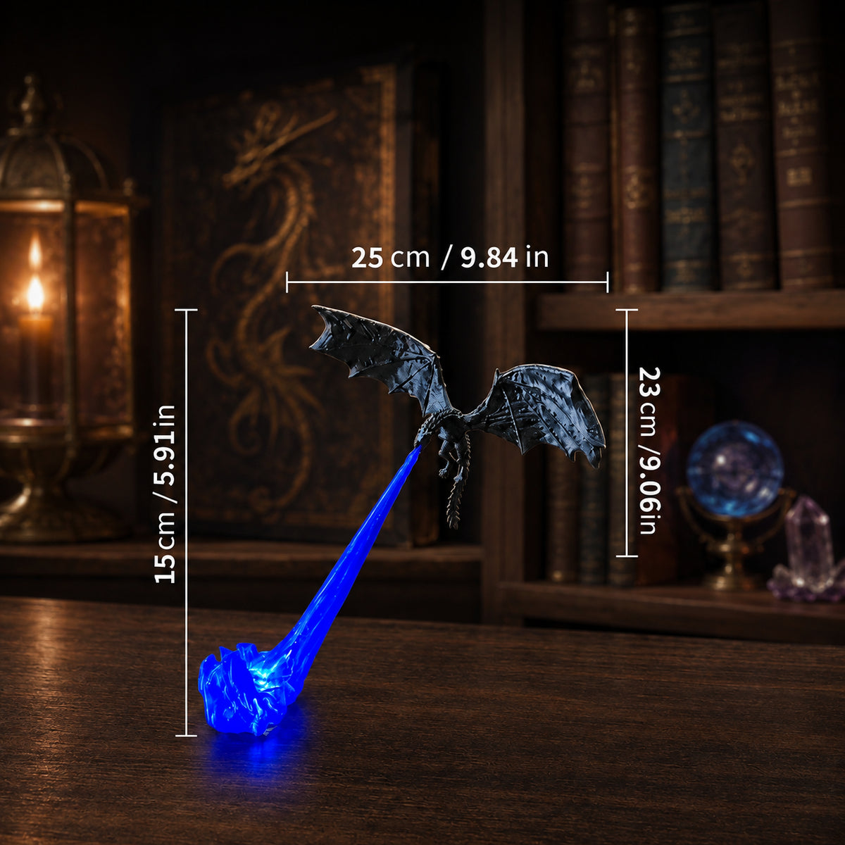 3D Emberwing Fire Breathing Dragon LED Display