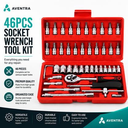 46-Piece Socket Wrench Set