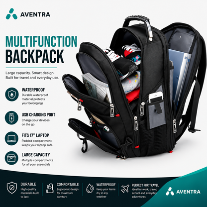 Waterproof Laptop Backpack