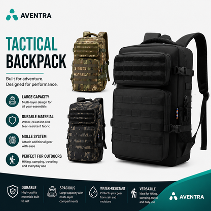 Aventra Explorer Tactical Backpack