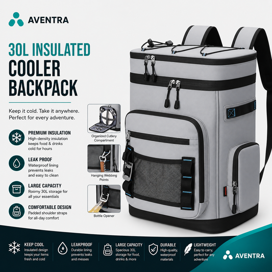 Aventra Chill Waterproof Cooler Backpack - Last Units