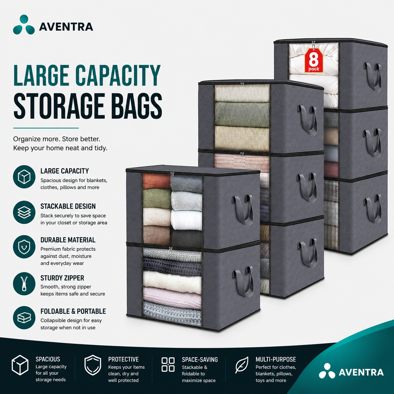Aventra Home Large Storage Bag