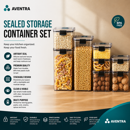 Aventra Home Kitchen Storage Canisters