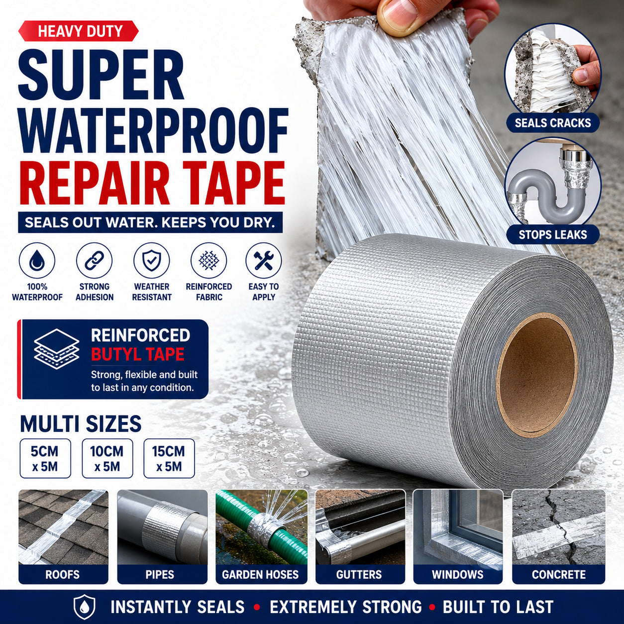 HydroSeal Super Waterproof Repair Tape