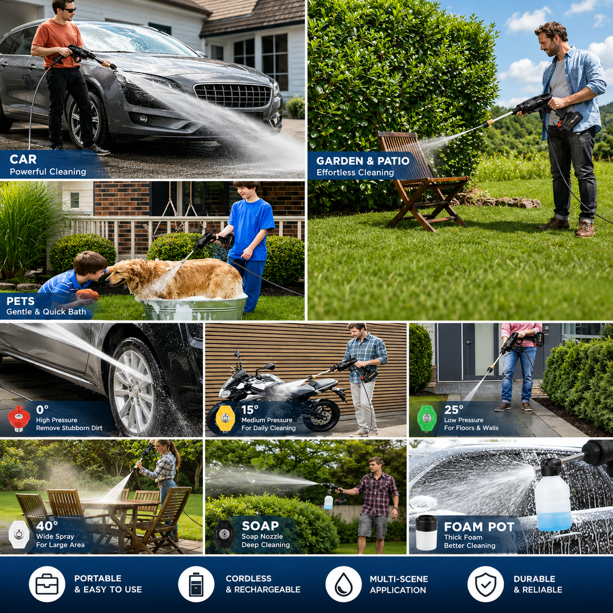 HydroForce Cordless Pressure Washer - Free Extra Battery