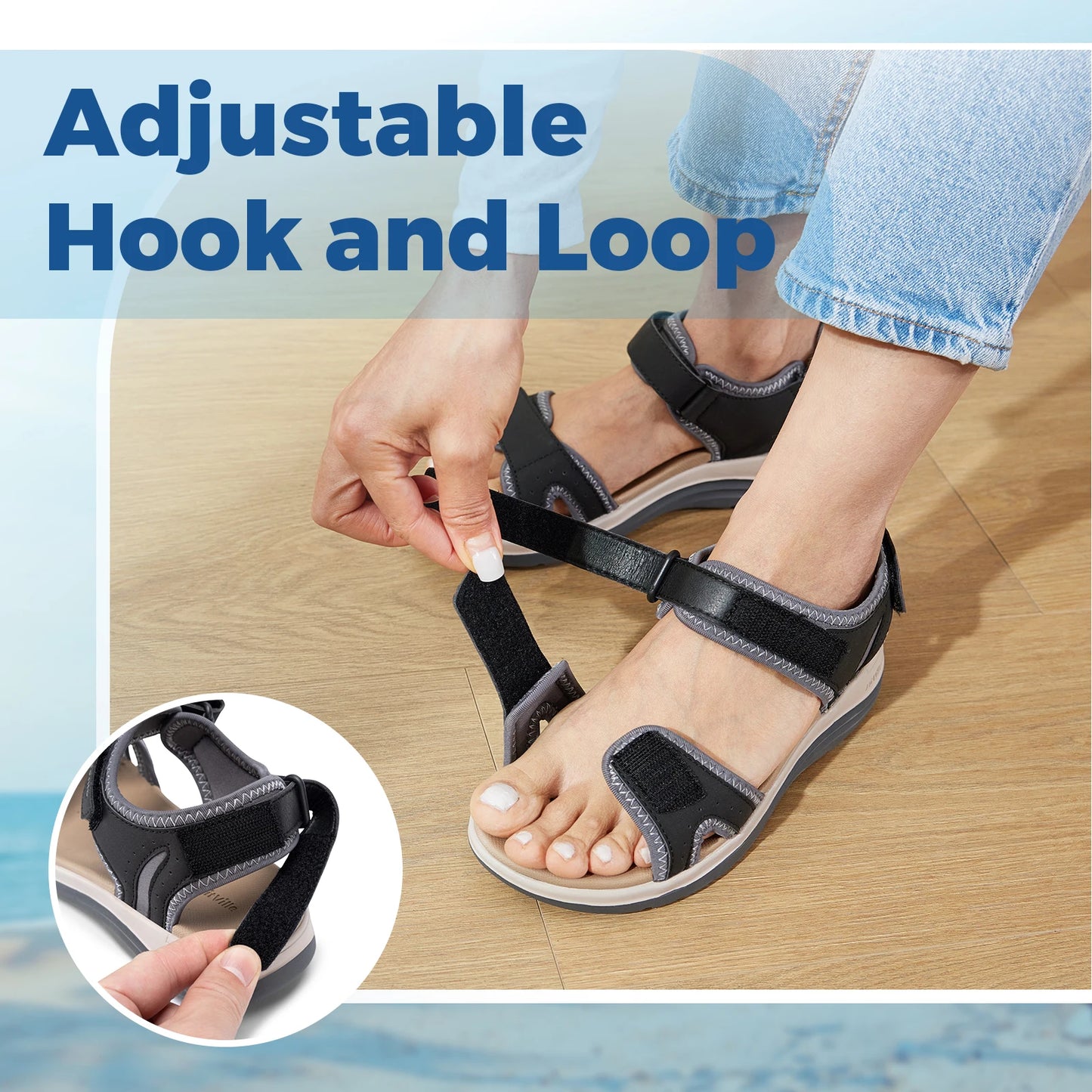 Women's Adjustable Comfort Sandals