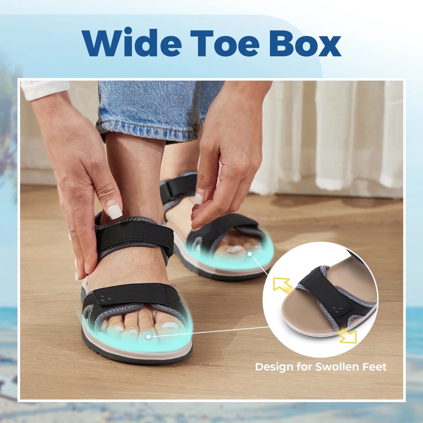 Women's Adjustable Comfort Sandals