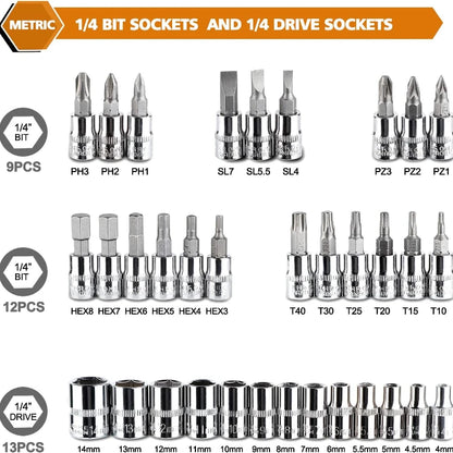 46-Piece Socket Wrench Set