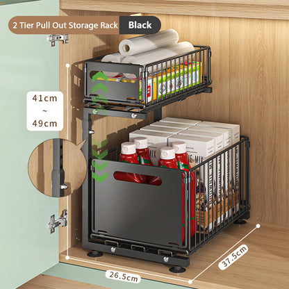 Aventra Home Sliding Cabinet Organizer