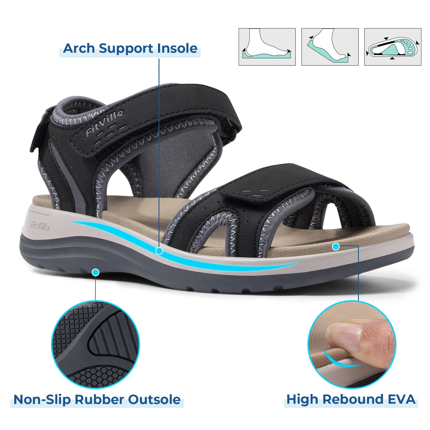 Women's Adjustable Comfort Sandals