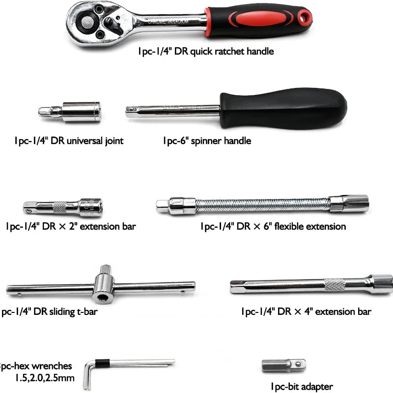 46-Piece Socket Wrench Set